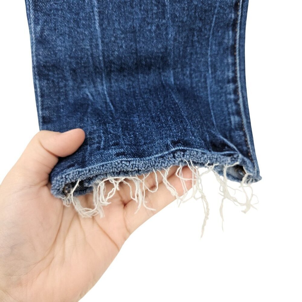 True Religion Starr High Rise Cropped Straight Leg Jeans Women’s Size 26 Ripped - Picture 5 of 13